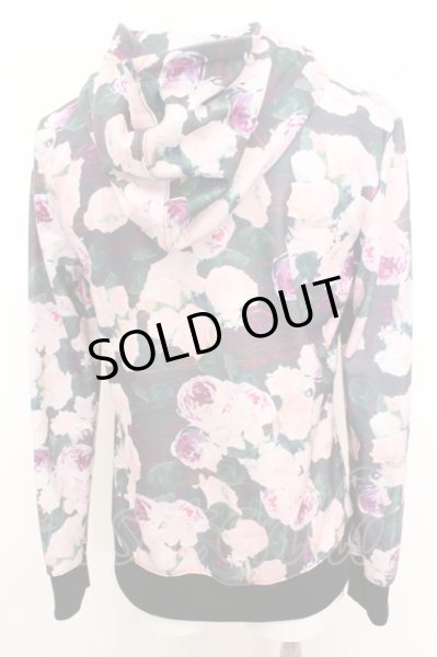 画像3: SEANA / フラワー総柄パーカー L ピンク O-25-09-06-025-SE-to-YM-OS (3)