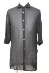 CIVARIZE / Zenith シフォンシャツ F ブラック O-25-09-06-027-CI-sh-YM-OS