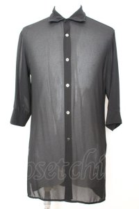 CIVARIZE / Zenith シフォンシャツ F ブラック O-25-09-06-027-CI-sh-YM-OS