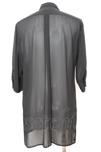 画像2: CIVARIZE / Zenith シフォンシャツ F ブラック O-25-09-06-027-CI-sh-YM-OS (2)