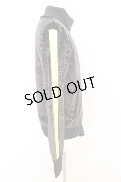 画像2: ALTER VENOMV / サイドラインベロアレオパードハイネックトラックジャケット S ブラックｘネオンイエロー O-25-09-06-031-AL-ja-YM-OS (2)