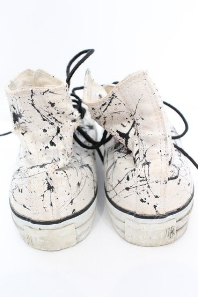 画像3: NEWTRAL / ペインティングダメージCONVERS 25cm アイボリー O-25-09-06-033-Th-sho-YM-OS (3)