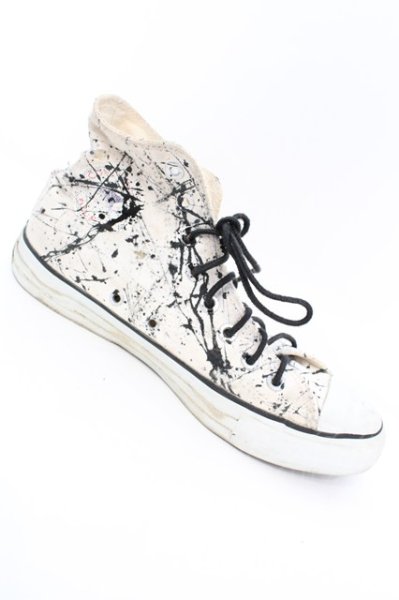 画像5: NEWTRAL / ペインティングダメージCONVERS 25cm アイボリー O-25-09-06-033-Th-sho-YM-OS (5)