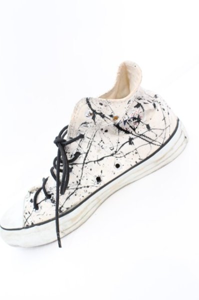 画像6: NEWTRAL / ペインティングダメージCONVERS 25cm アイボリー O-25-09-06-033-Th-sho-YM-OS (6)