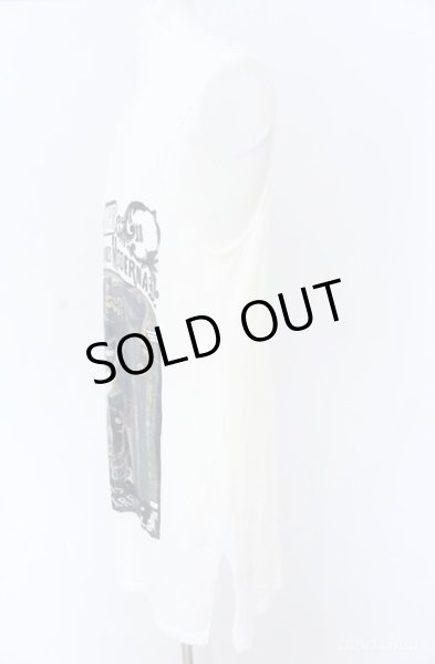 画像2: SHARE SPIRIT / ROYAL FLASH別注 Punk Police ロングタンクトップ M ホワイト O-25-09-08-033-SH-to-YM-OS (2)