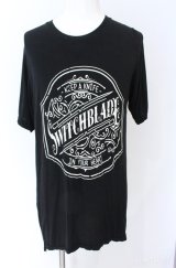 SWITCHBLADE / EMBLEM　Tシャツ M ブラック O-25-09-08-034-SW-ts-YM-OS