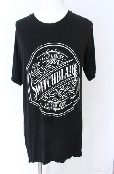 画像1: SWITCHBLADE / EMBLEM　Tシャツ M ブラック O-25-09-08-034-SW-ts-YM-OS