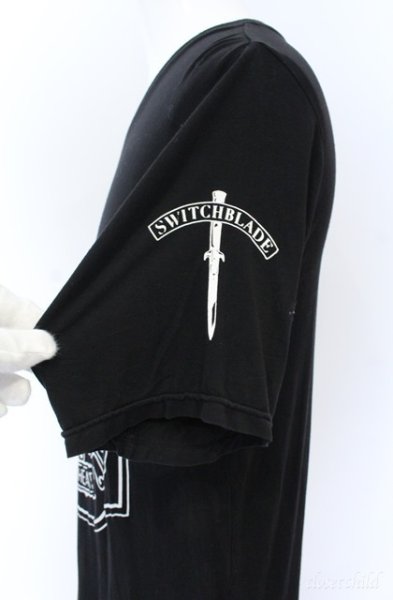 画像2: SWITCHBLADE / EMBLEM　Tシャツ M ブラック O-25-09-08-034-SW-ts-YM-ZT385 (2)