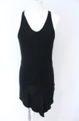 画像1: CIVARIZE / Inferアシンメトリーデザインロングタンクトップ 44 ブラック O-25-09-08-037-CI-to-YM-OS (1)