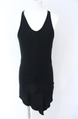 CIVARIZE / Inferアシンメトリーデザインロングタンクトップ 44 ブラック O-25-09-08-037-CI-to-YM-OS