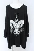 画像1: ROYAL FLASH / 666スーパーBIGドルマンカットソー  ブラック O-25-09-08-039-RO-to-YM-OS (1)