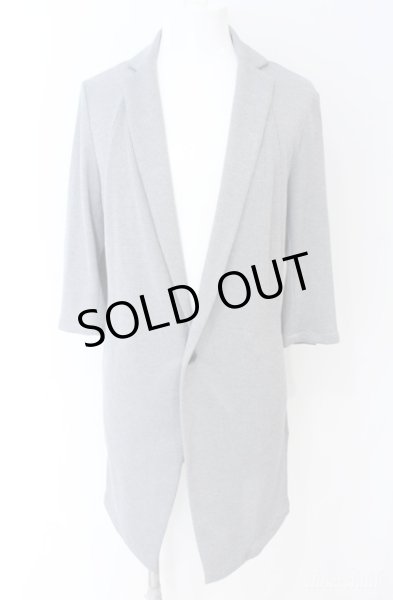 画像1: TORNADO MART / ブライトタックメッシュ7分袖チェスター LL グレー O-25-09-08-006-TO-ja-YM-ZT384 (1)