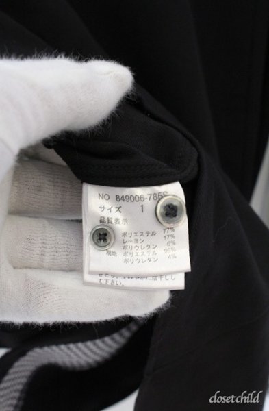 画像4: NO ID. / フライフロント切替レギュラーカラーシャツ 1 ブラック O-25-09-08-042-NO-sh-YM-ZT382 (4)