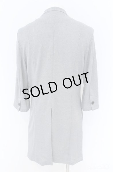 画像3: TORNADO MART / ブライトタックメッシュ7分袖チェスター LL グレー O-25-09-08-006-TO-ja-YM-ZT384 (3)