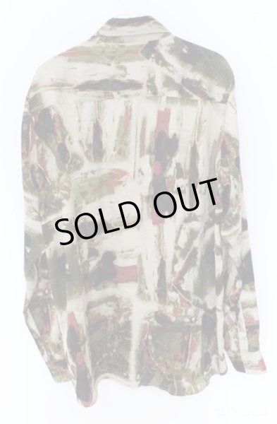 画像3: NO ID. / アブストラクトプリントSH シャツ 1 ブラウン O-25-09-08-044-NO-sh-YM-OS (3)