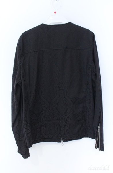 画像4: NO ID. / アラベスクノーカラージップアップジャケット 1 ブラック O-25-09-08-046-NO-ja-YM-ZT364 (4)