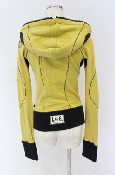 画像2: LGB / SPIDER/PARKA パーカー 0（レディース） マスタード O-25-09-08-050-LG-to-YM-ZT364 (2)