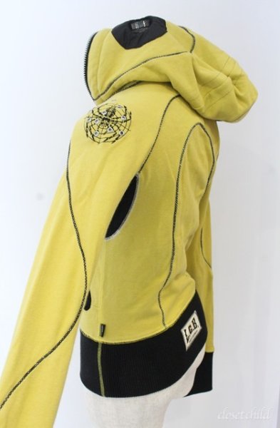画像3: LGB / SPIDER/PARKA パーカー 0（レディース） マスタード O-25-09-08-050-LG-to-YM-ZT364 (3)