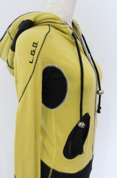 画像4: LGB / SPIDER/PARKA パーカー 0（レディース） マスタード O-25-09-08-050-LG-to-YM-ZT364 (4)