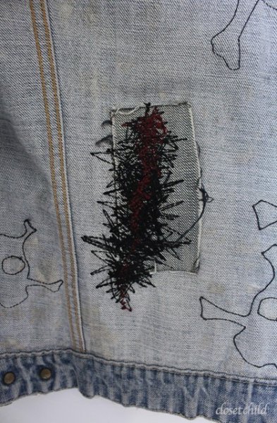 画像13: LGB / G-1/LOVE SEX DREAM スカルパッチデニムジャケット　G-ジャン 1（レディース） インディゴ O-25-09-08-052-LG-to-YM-ZT364 (13)