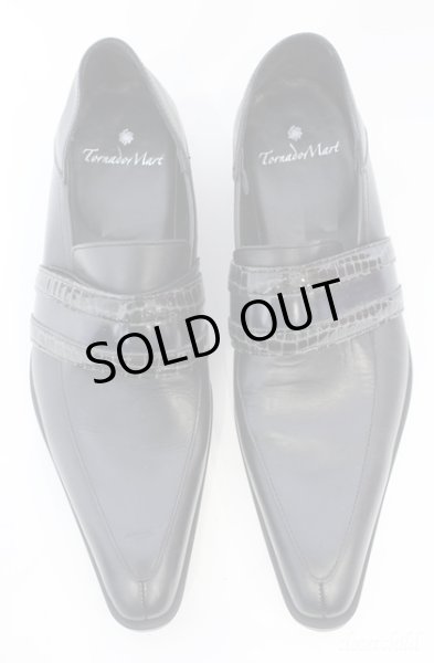 画像2: TORNADO MART / ガウスバンドローファーシューズ S ネイビー O-25-09-08-057-TO-sho-YM-ZT-S008 (2)