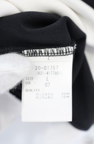 画像3: TORNADO MART / バイカラーアシメZIPフーディ パーカー L ブラックｘホワイト O-25-09-08-009-TO-to-YM-OS