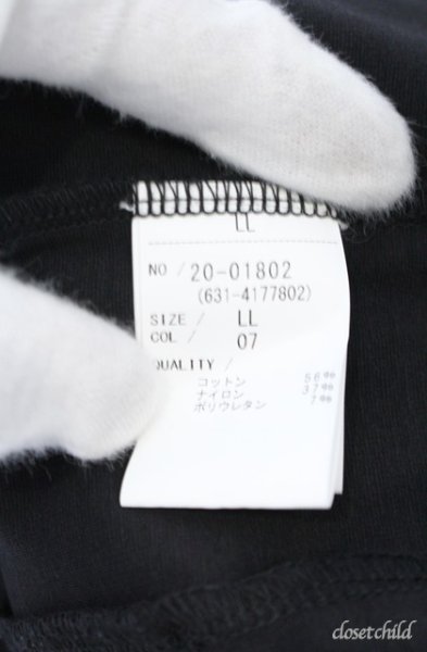 画像3: TORNADO MART / オーバーノーカラーカーディガン LL ブラック O-25-09-08-010-TO-to-YM-ZT385 (3)