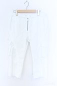 画像1: TORNADO MART / クロップドイージーカーゴパンツ L ホワイト O-25-09-08-012-TO-pa-YM-OS (1)