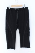 TORNADO MART / クロップドイージーカーゴパンツ L ブラック O-25-09-08-015-TO-pa-YM-ZT330