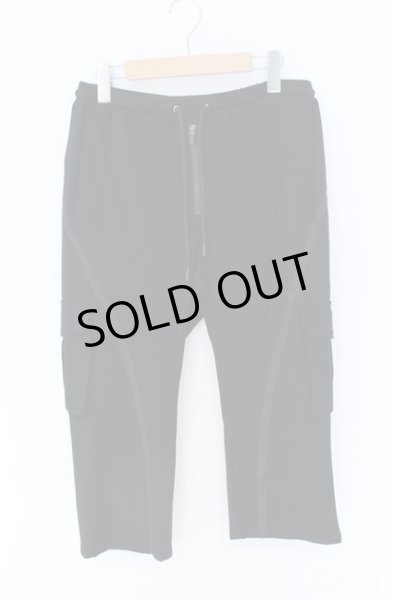 画像1: TORNADO MART / クロップドイージーカーゴパンツ L ブラック O-25-09-08-015-TO-pa-YM-ZT330 (1)