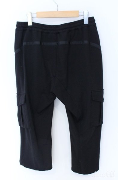 画像3: TORNADO MART / クロップドイージーカーゴパンツ L ブラック O-25-09-08-015-TO-pa-YM-ZT330 (3)