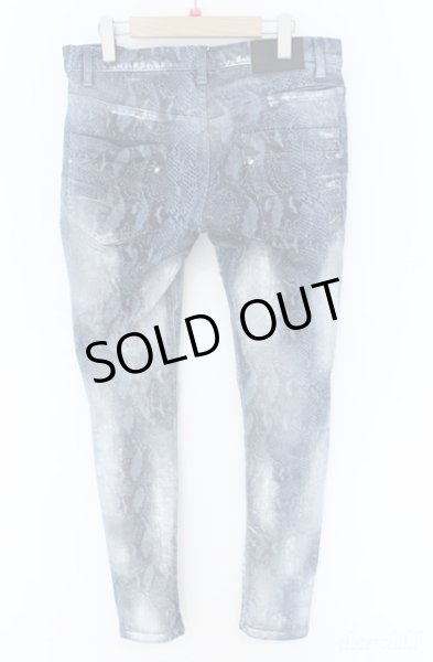 画像3: TORNADO MART / フルークホワイトパイソンスキニーデニムパンツ LL インディゴ O-25-09-08-019-TO-pa-YM-OS (3)