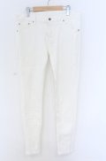 TORNADO MART / ホワイトシェービングシューカットデニムパンツ XXL ホワイト O-25-09-08-022-TO-pa-YM-ZT330