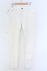 TORNADO MART / ホワイトシェービングシューカットデニムパンツ XXL ホワイト O-25-09-08-022-TO-pa-YM-OS