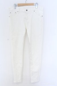 TORNADO MART / ホワイトシェービングシューカットデニムパンツ XXL ホワイト O-25-09-08-022-TO-pa-YM-ZT330