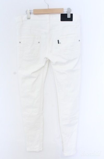 画像3: TORNADO MART / ホワイトシェービングシューカットデニムパンツ XXL ホワイト O-25-09-08-022-TO-pa-YM-OS