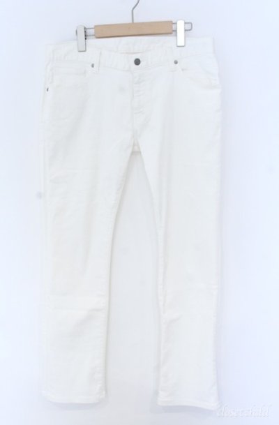 画像1: TORNADO MART / ホワイトシェービングシューカットデニムパンツ LL ホワイト O-25-09-08-023-TO-pa-YM-OS