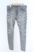 TORNADO MART / オーシャンパールスキニーデニムパンツ LL グレー O-25-09-08-025-TO-pa-YM-ZT330