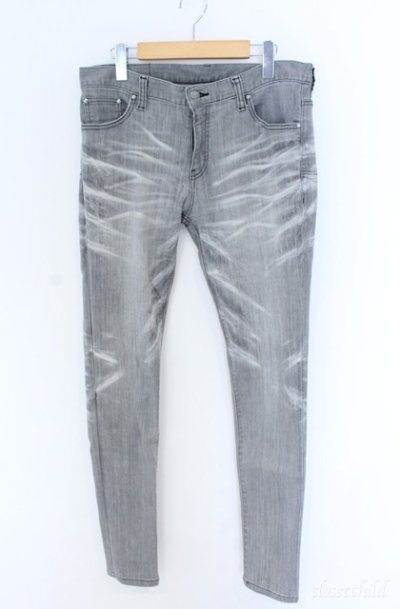 画像1: TORNADO MART / オーシャンパールスキニーデニムパンツ LL グレー O-25-09-08-025-TO-pa-YM-OS