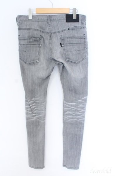 画像3: TORNADO MART / オーシャンパールスキニーデニムパンツ LL グレー O-25-09-08-025-TO-pa-YM-ZT330 (3)