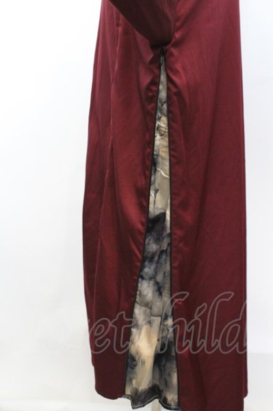 画像3: NO ID. BLACK / サイドZIPロングシャツ ONE ワイン O-25-09-16-041-NO-sh-YM-ZT151 (3)