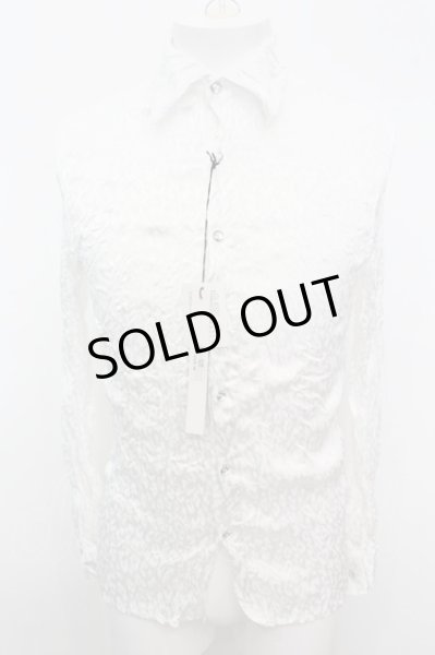 画像1: SEANA / グリッターレオパードクインクルシャツ L ホワイト O-25-09-16-006-SE-sh-YM-OS (1)