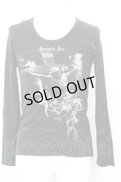 画像1: FUGA / VINTAGE JESUS カットソー 44 ブラック O-25-09-16-043-FU-ts-YM-OS (1)