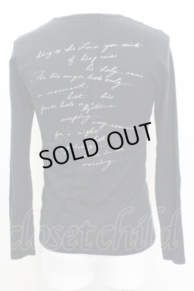 画像3: FUGA / VINTAGE JESUS カットソー 44 ブラック O-25-09-16-043-FU-ts-YM-OS (3)