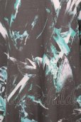 画像2: NO ID. BLACK / アイスバーグプリントロングBIG Tシャツ ONE グリーンｘブラック O-25-09-16-047-NO-ts-YM-OS (2)