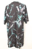 画像3: NO ID. BLACK / アイスバーグプリントロングBIG Tシャツ ONE グリーンｘブラック O-25-09-16-047-NO-ts-YM-OS (3)