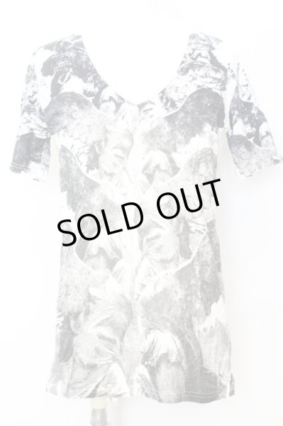 画像1: NO ID. / Wingプリント Tシャツ 1 ホワイト O-25-09-16-048-NO-ts-YM-ZT151 (1)