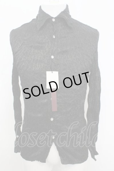 画像1: SEANA / グリッターレオパードクインクルシャツ L ブラック O-25-09-16-007-SE-sh-YM-OS (1)