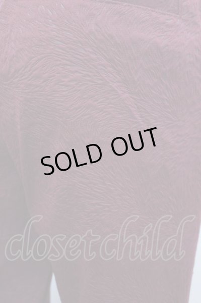 画像2: TORNADO MART / ヘアラインイージーパンツ S ボルドー O-25-09-16-052-TO-pa-YM-ZT151 (2)