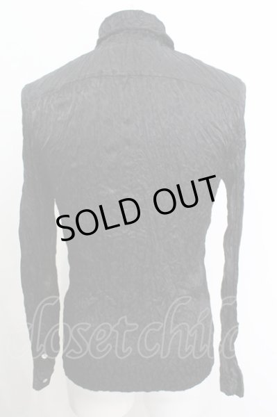 画像2: SEANA / グリッターレオパードクインクルシャツ L ブラック O-25-09-16-007-SE-sh-YM-OS (2)